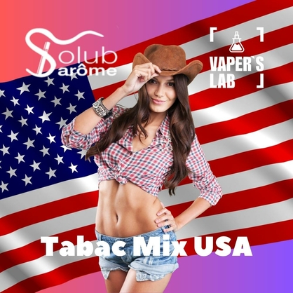 Фото, Відеоогляди на Компоненти для самозамісу Solub Arome "Tabac Mix USA" (Американський тютюн) 