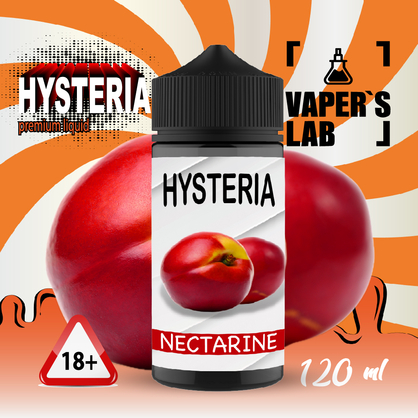 Фото жижа для вейпа 30 грн hysteria nectarine 100 ml