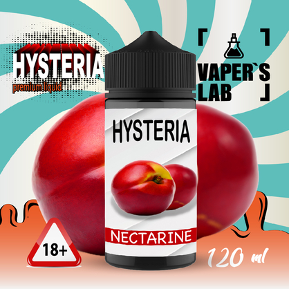 Фото жижа для вейпа 30 грн hysteria nectarine 100 ml