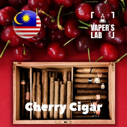Фото на Ароматизатор для вейпа Malaysia flavors Cherry Cigar