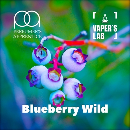 Фото, Відеоогляди на Натуральні ароматизатори для вейпів TPA "Blueberry Wild" (Свіжа чорниця) 