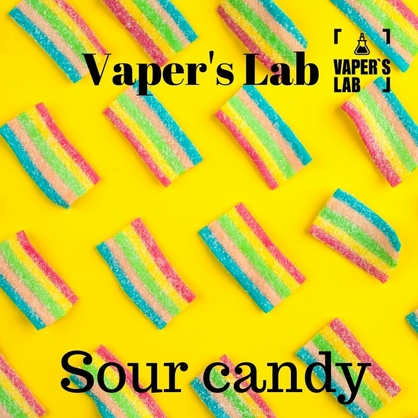 Фото заправка для вейпа без нікотину vapers lab sour candy 120 ml