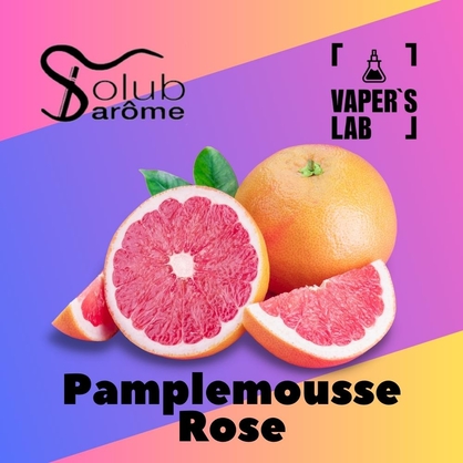 Фото, Видео, Ароматизаторы для жидкости вейпов Solub Arome "Pamplemousse rose" (Спелый грейпфрут) 