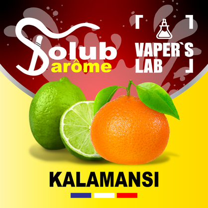 Фото, Видео, Ароматизатор для самозамеса Solub Arome "Kalamansi" (Мандарин и лайм) 