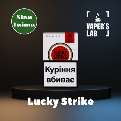 Фото, Видео, Аромки для вейпа Xi'an Taima "Lucky Strike" (Сигареты Лаки Страйк) 