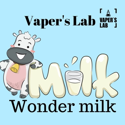 Фото жижа для вейпа без нікотину vapers lab wonder milk 120 ml