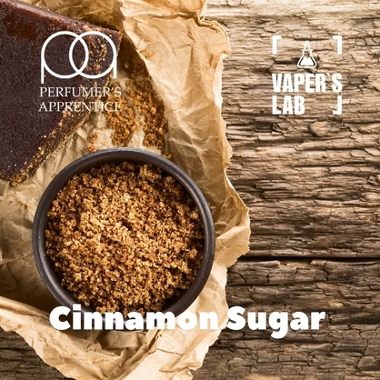 Фото, Видео, Пищевой ароматизатор для вейпа TPA "Cinnamon Sugar" (Тростниковый сахар) 