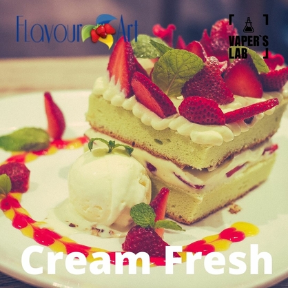 Фото на Аромки для вейпа для вейпа FlavourArt Cream Fresh Сливки