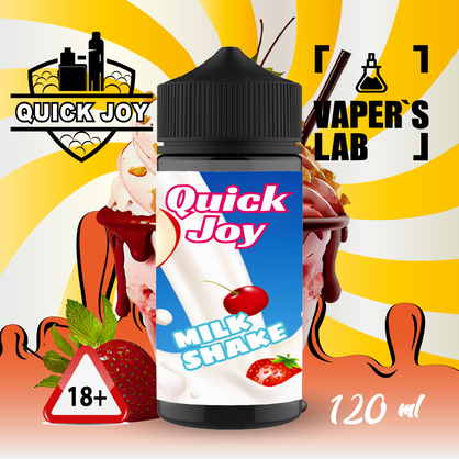 Фото, Видео на жижи для вейпа Quick Joy Milk shake 120ml