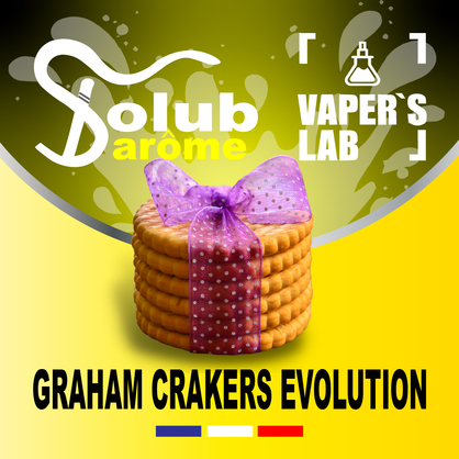 Фото, Відеоогляди на Ароматизатор для жижи Solub Arome "Graham Crakers evolution" (Крекерне печиво) 