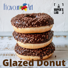 Купити ароматизатор для самозамісу FlavourArt Chocolate Glazed Donut Пінчик з шоколадною глазур'ю