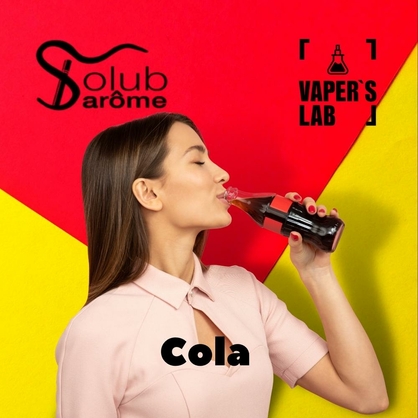 Фото, Відеоогляди на Натуральні ароматизатори для вейпа Solub Arome "Cola" (Кола) 