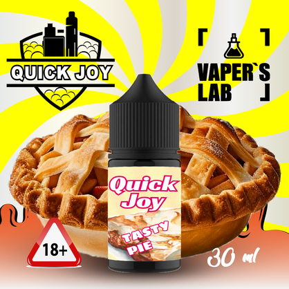 Фото, Видео солевая жижка Quick Joy Salt "Tasty Pie" 30ml