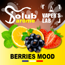 Арома для самозамісу Solub Arome "Berries Mood" (Лимон смородина полуниця та м'ята)