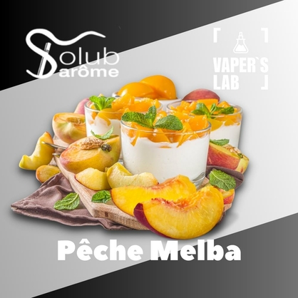 Фото, Видео, Ароматизатор для вейпа Solub Arome "Pêche Melba" (Персиковый десерт) 