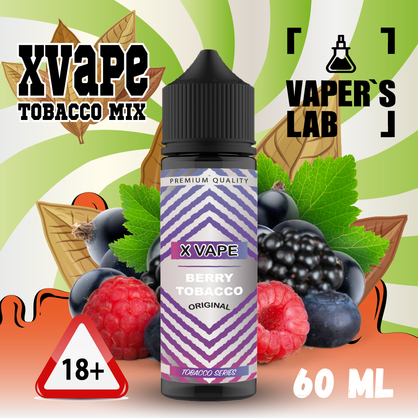 Фото, Відео на Рідини для вейпа XVape Berry Tobacco