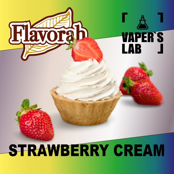 Отзывы на ароматизатор Flavorah Strawberry Cream Клубничный крем