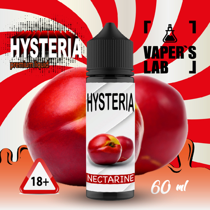 Фото жижа для електронних сигарет hysteria nectarine 30 ml
