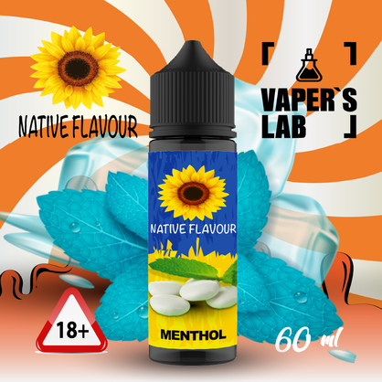 Фото рідина для вейпа native flavour menthol 60 ml