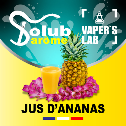 Фото, Відеоогляди на Компоненти для рідин Solub Arome "Jus d\'ananas" (Ананасовий сік) 