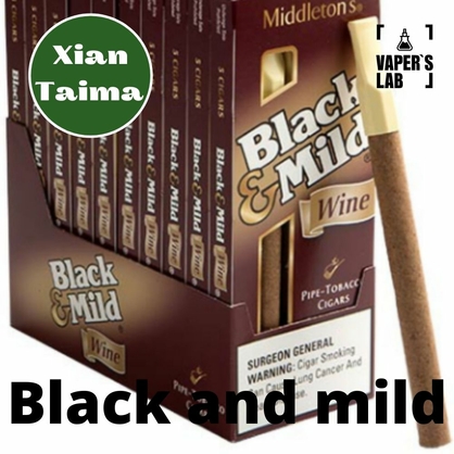 Фото, Видео, Арома для самозамеса Xi'an Taima "Black and mild" (Табак Блек Милд) 