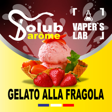 Ароматизаторы Solub Arome Gelato alla fragola Клубничное мороженое