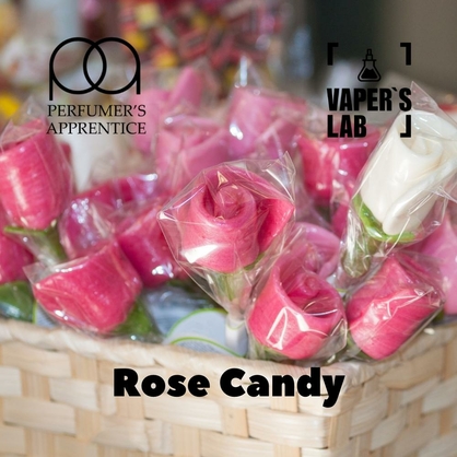 Фото, Видео, Аромки для вейпа TPA "Rose Candy" (Леденцы с лепестками розы) 