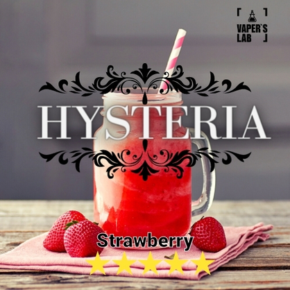 Фото, Видео на заправки для вейпа Hysteria Strawberry 30 ml