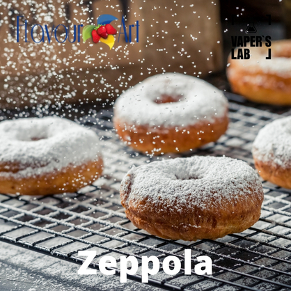 Фото, Відеоогляди на Аромки для вейпа FlavourArt Zeppola Сахарный пончик