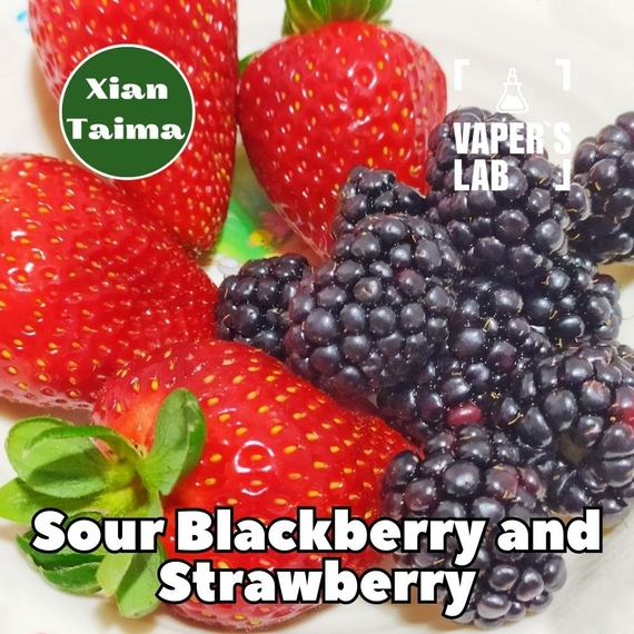 Отзывы на Набор для самозамеса Xi'an Taima "Sour Blackberry and Strawberry" (Кислая ежевика и клубника) 