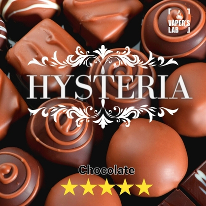 Фото жижа без нікотину hysteria chocolate 30 ml