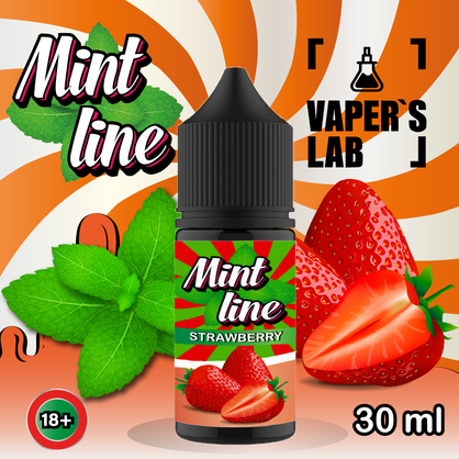 Фото жидкость для под систем mint strawberry 30ml