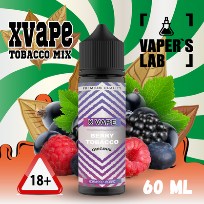 Фото, Відео на Рідини для вейпа XVape Berry Tobacco