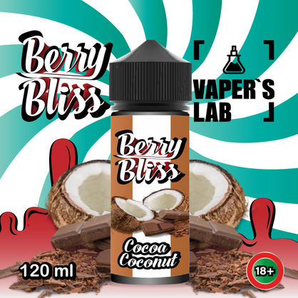 Фото жидкости для вейпа berry bliss cocoa coconut 120 мл (кокос, какао)