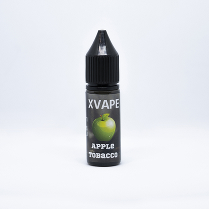Фото, Видео на солевую никотиновую жидкость XVape Salt "Apple Tobacco" 15 ml
