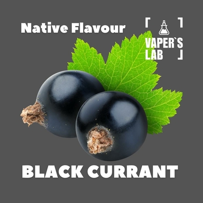 Фото, Відеоогляди на Ароматизатор для жижи Native Flavour "Black Currant" 30мл 