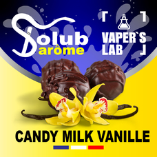 Премиум ароматизаторы для электронных сигарет Solub Arome Candy milk vanille Молочная конфета с ванилью