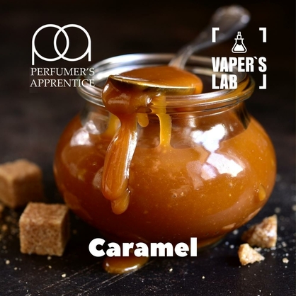 Фото, Відеоогляди на Натуральні ароматизатори для вейпів TPA "Caramel" (Карамель) 
