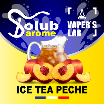 Фото, Відеоогляди на Компоненти для рідин Solub Arome "Ice-T pêche" (Персиковий чай) 