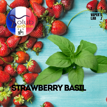 Фото, Відеоогляди на Основи та аромки Solub Arome "Strawberry basil" (Полуниця з базиліком) 