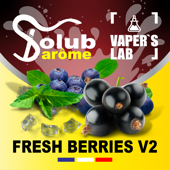 Отзывы на ароматизатор для самозамеса Solub Arome "Fresh Berries v2" (Черника смородина мята ментол) 