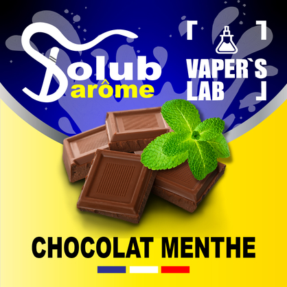 Фото, Відеоогляди на Натуральні ароматизатори для вейпа Solub Arome "Chocolat menthe" (Молочний шоколад із м'ятою) 