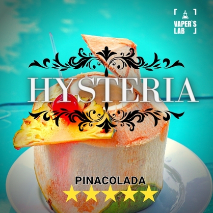 Фото, Видео на Заправки до вейпа Hysteria Pinacolada 30 ml
