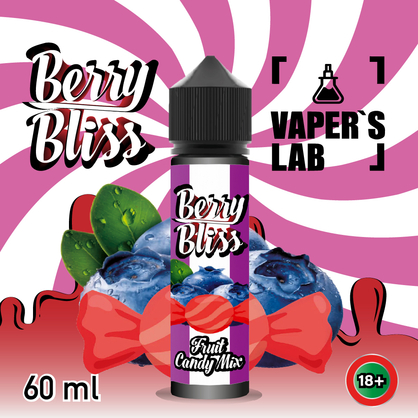 Фото жидкость для вейпа berry bliss fruit candy mix  (фруктовые конфеты)