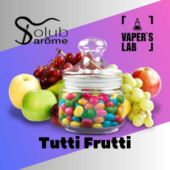 Отзывы на Лучшие пищевые ароматизаторы  Solub Arome "Tutti Frutti" (Фруктовая жвачка) 