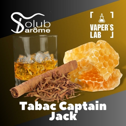 Фото, Видео, Компоненты для самозамеса Solub Arome "Tabac Captain Jack" (Табак с медом и виски) 