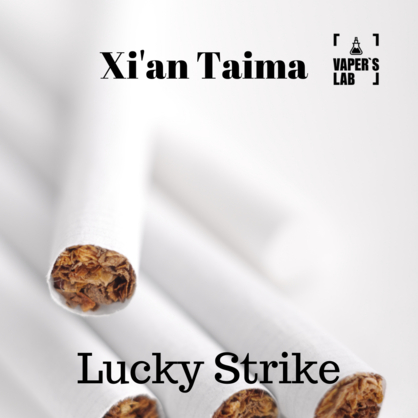 Фото, Видео, Аромки для вейпа Xi'an Taima "Lucky Strike" (Сигареты Лаки Страйк) 