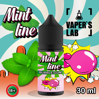 Фото сольова жижа для пода mint bubble gum 30ml