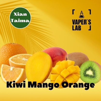 Фото, Видео, Арома для самозамеса Xi'an Taima "Kiwi Mango Orange" (Киви манго апельсин) 