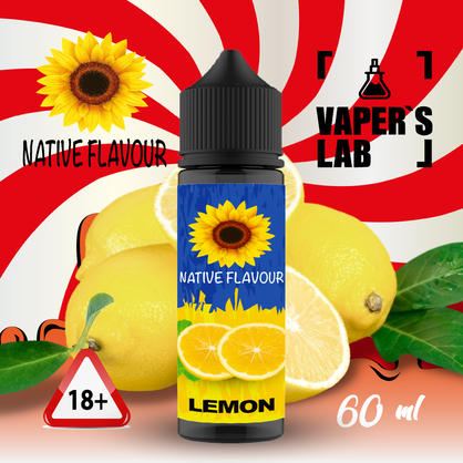 Фото купити рідину native flavour lemon 60 ml